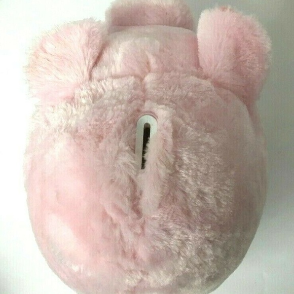 Jumbo Large Cute Plush PINK Piggy Bank 13" long 10 - Picture 6 of 6